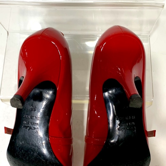 Red patent Mary Jane heels BODEN - Picture 12 of 14